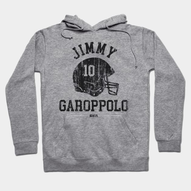 Jimmy Garoppolo Las Vegas Helmet Font Hoodie by TodosRigatSot